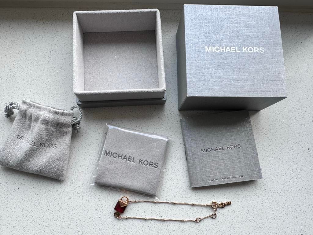 Michael kors armband zgan, Sieraden, Tassen en Uiterlijk, Armbanden, Ophalen of Verzenden, Zo goed als nieuw, Zilver