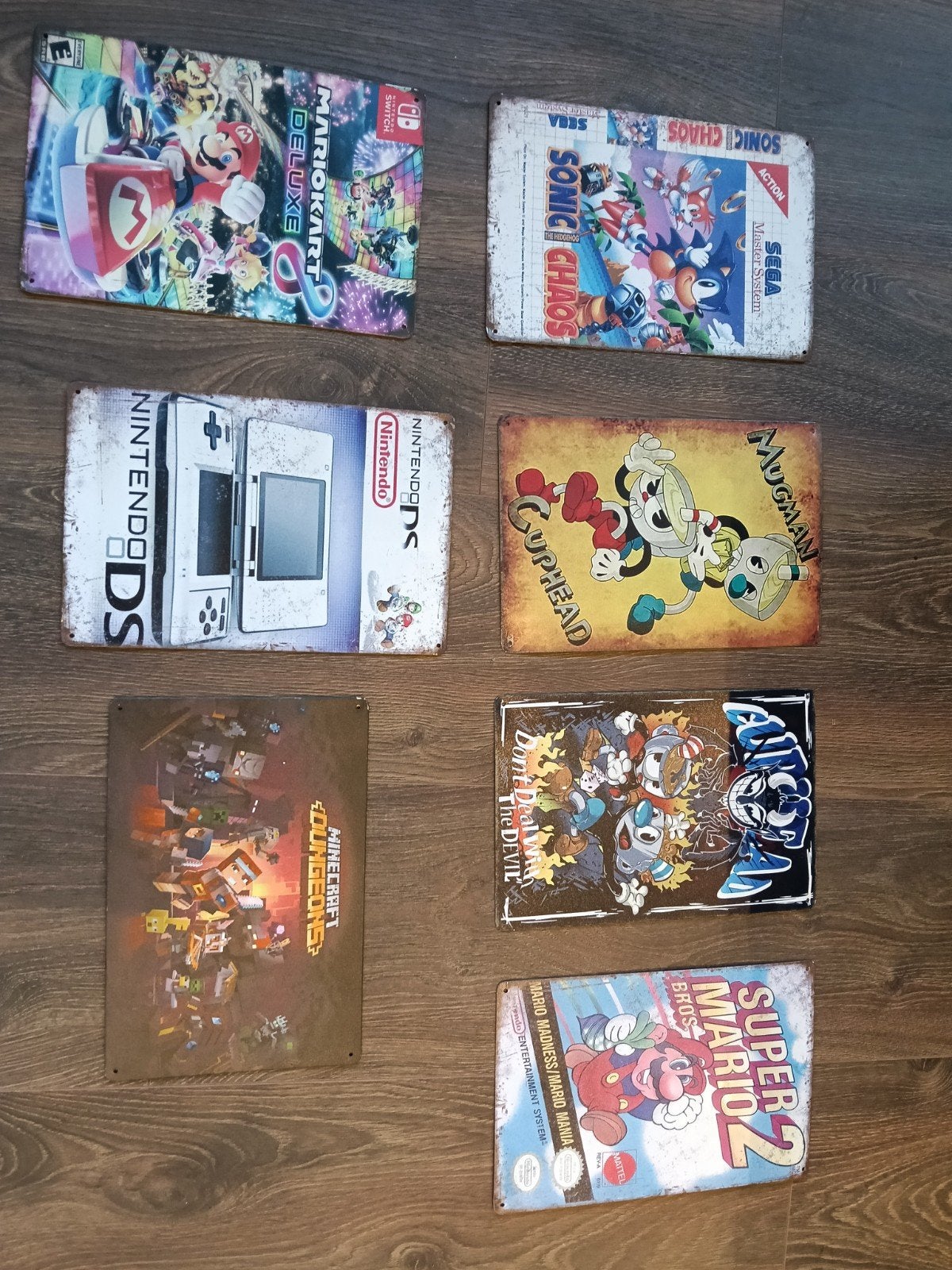 Diverse Gaming Metalen Borden - Retro & Modern, Overige genres, Ophalen of Verzenden, Zo goed als nieuw, 3 spelers of meer