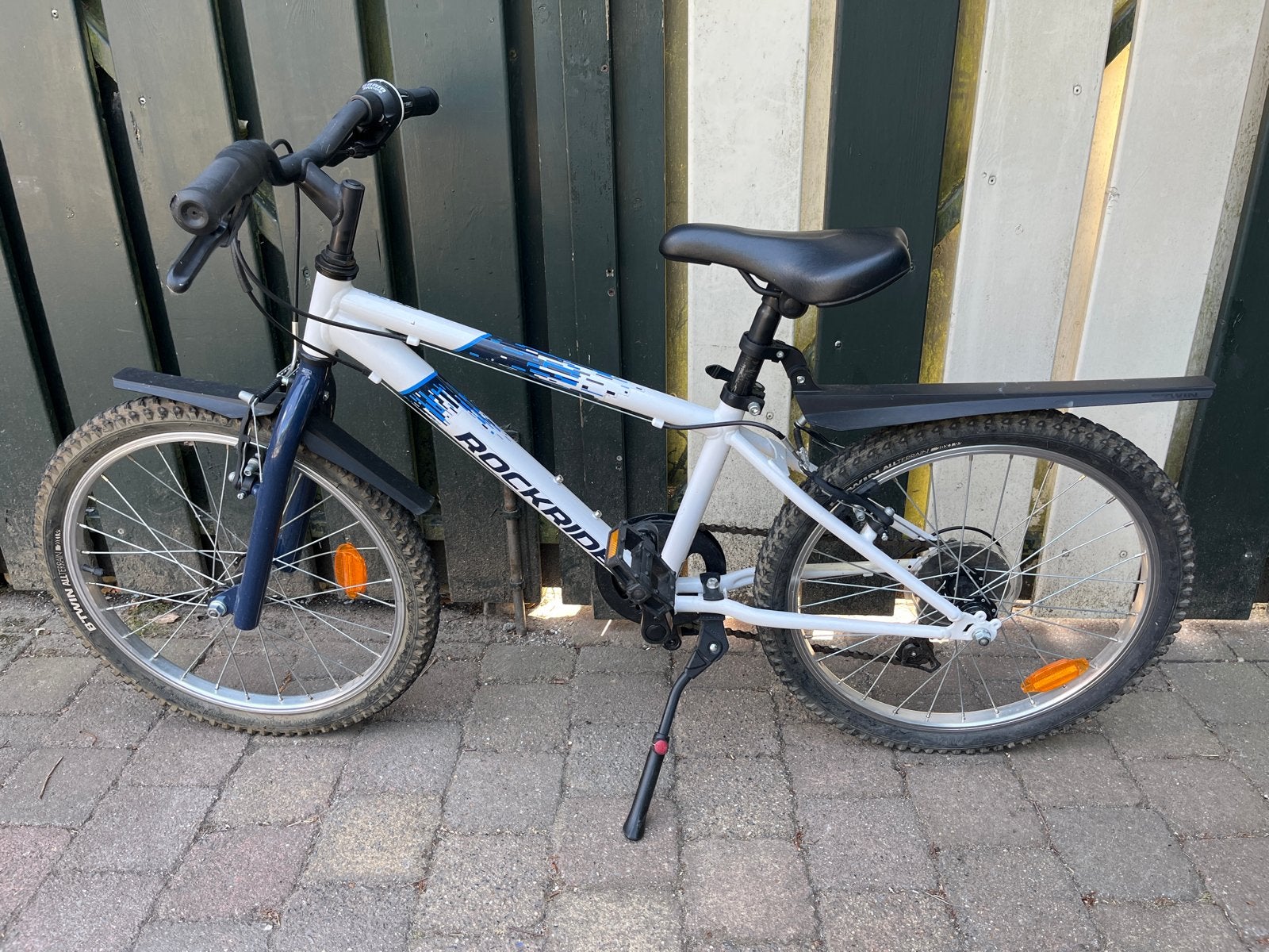 Rockrider ST120 Kinderfiets 20 inch - Wit/Blauw (Decathlon), Fietsen en Brommers, Fietsen | Kinderfietsjes, Ophalen, Gebruikt