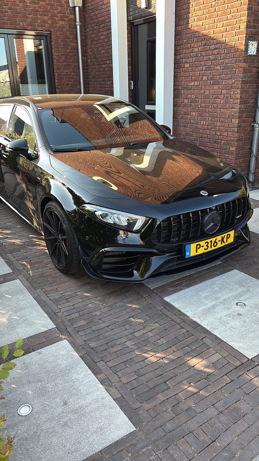 Mercedes-Benz A-Klasse A 45 AMG S 421pk 4Matic+ AMG, Auto's, Automaat, Zwart, 4 cilinders, 1535 kg