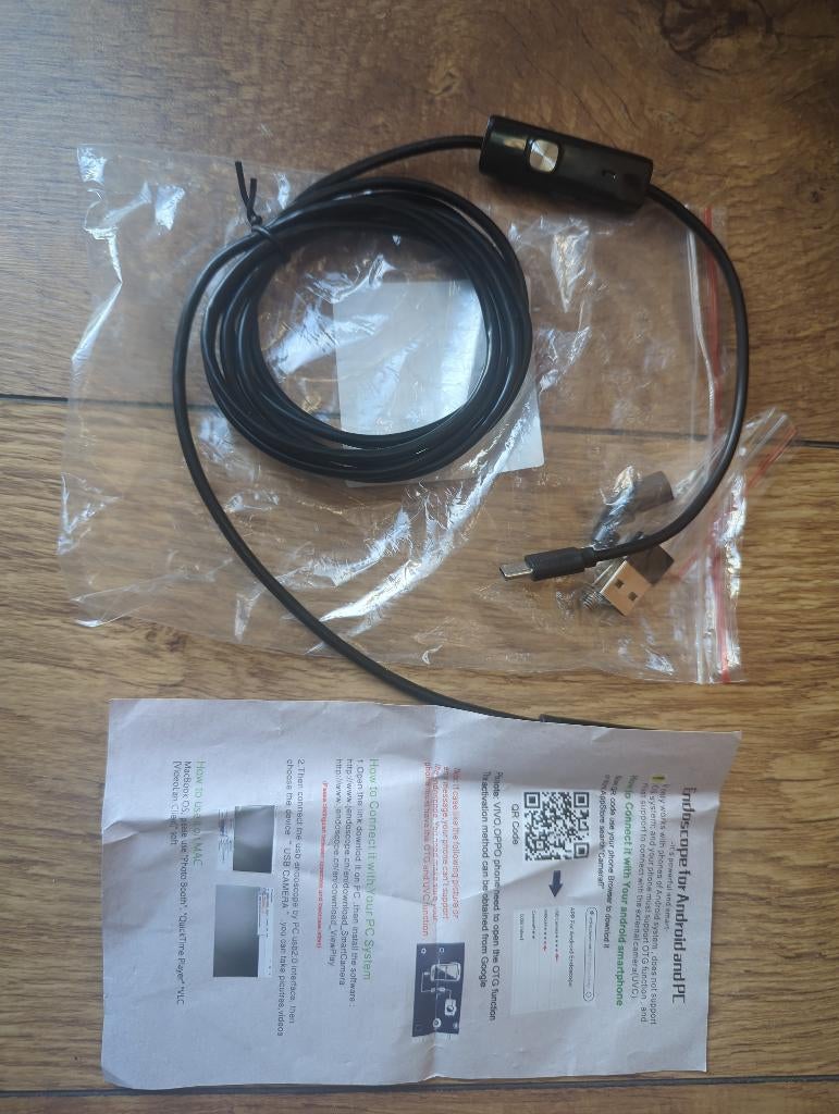 Endoscope for android & PC, Ophalen of Verzenden, Nieuw, Telefoonhanger of Accessoire, Samsung