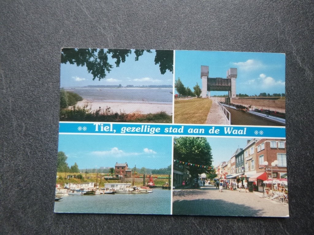 Tiel, gezellige stad aan de Waal, Verzenden, 1980 tot heden, Gelopen, Gelderland