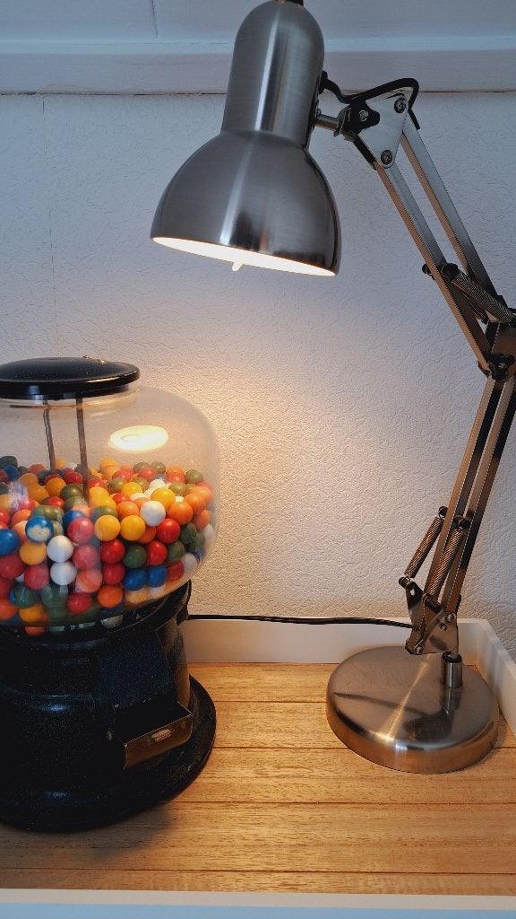Industrielle (retro) Bureaulamp, Ophalen, Bureaulamp, Verstelbaar, Overige merken