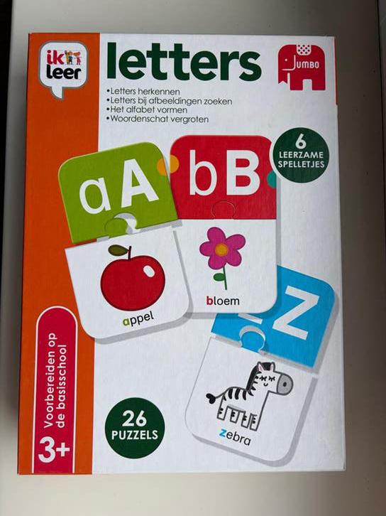 Jumbo Ik Leer Letters Puzzel, Ophalen of Verzenden, Gebruikt, Puzzelen