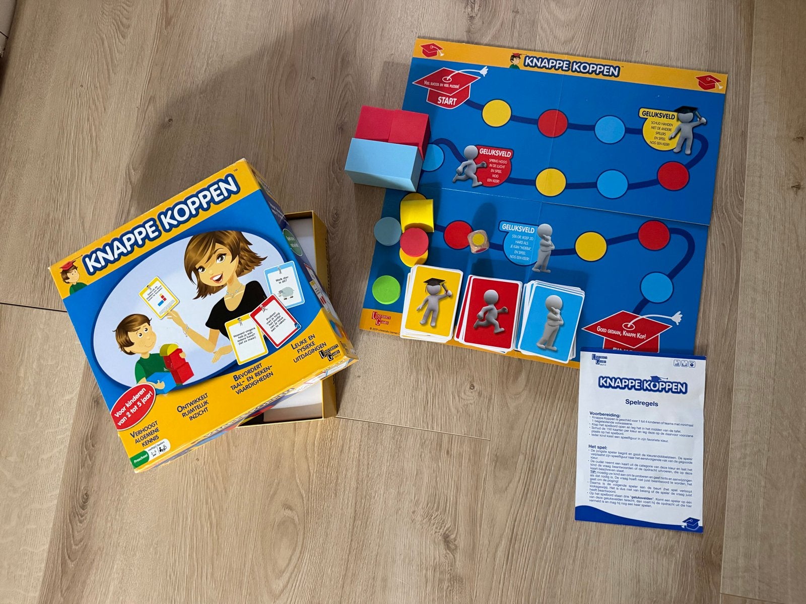 Knappe Koppen - Leuk bordspel voor kinderen van 2-5 jaar, Hobby en Vrije tijd, Gezelschapsspellen | Bordspellen, Een of twee spelers
