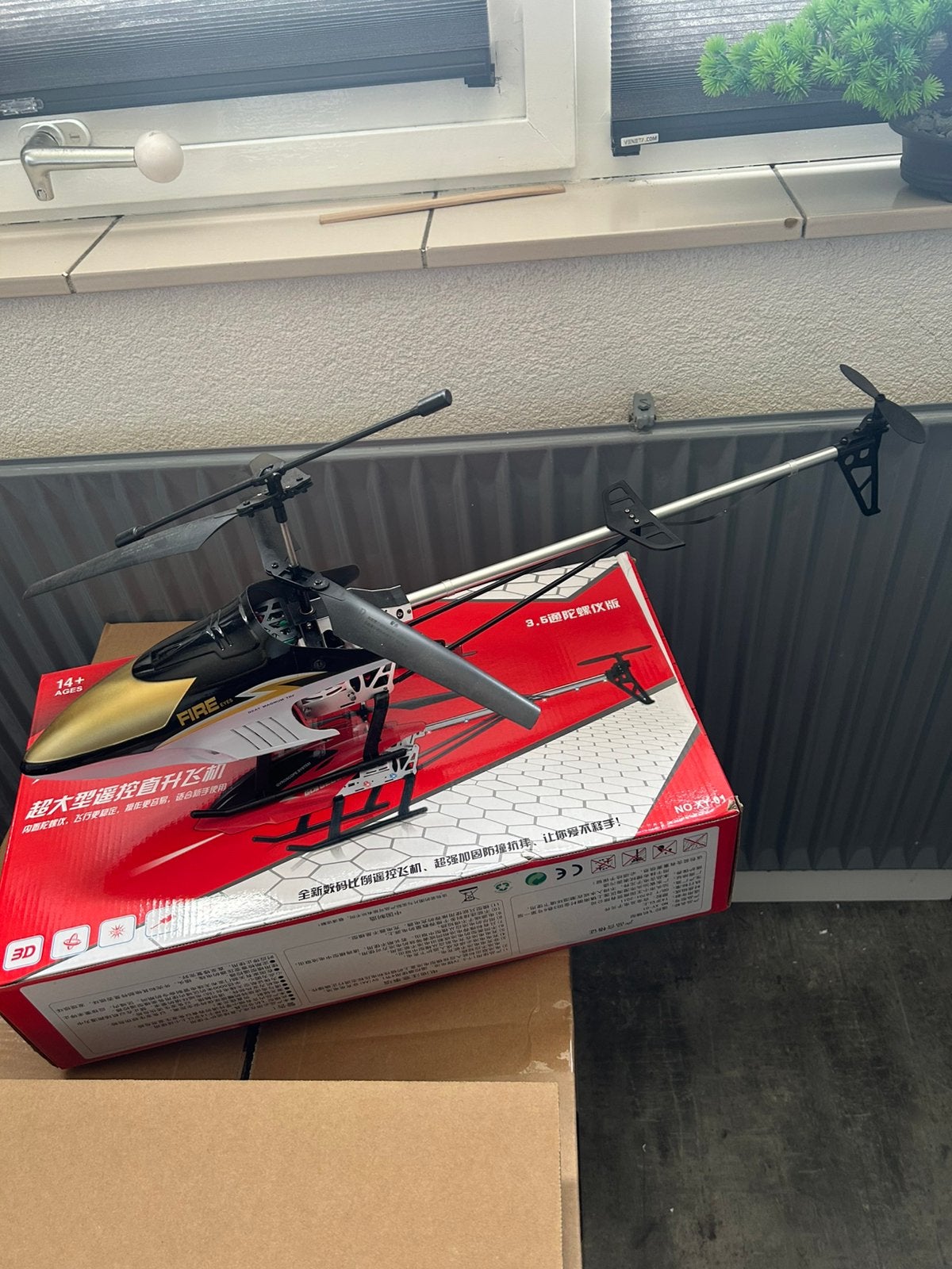 Rc Helocopter groot, Ophalen of Verzenden, Nieuw