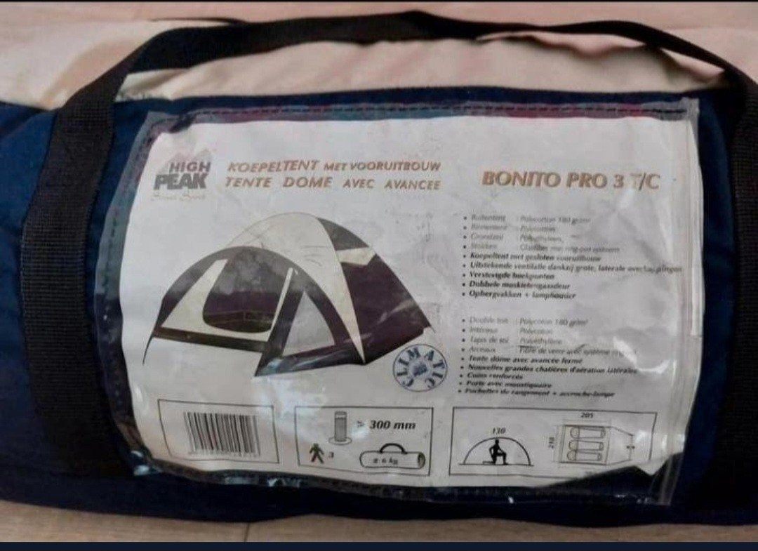 High Peak Bonito Pro 3/7C Koepeltent 2-3 persoons, Ophalen of Verzenden