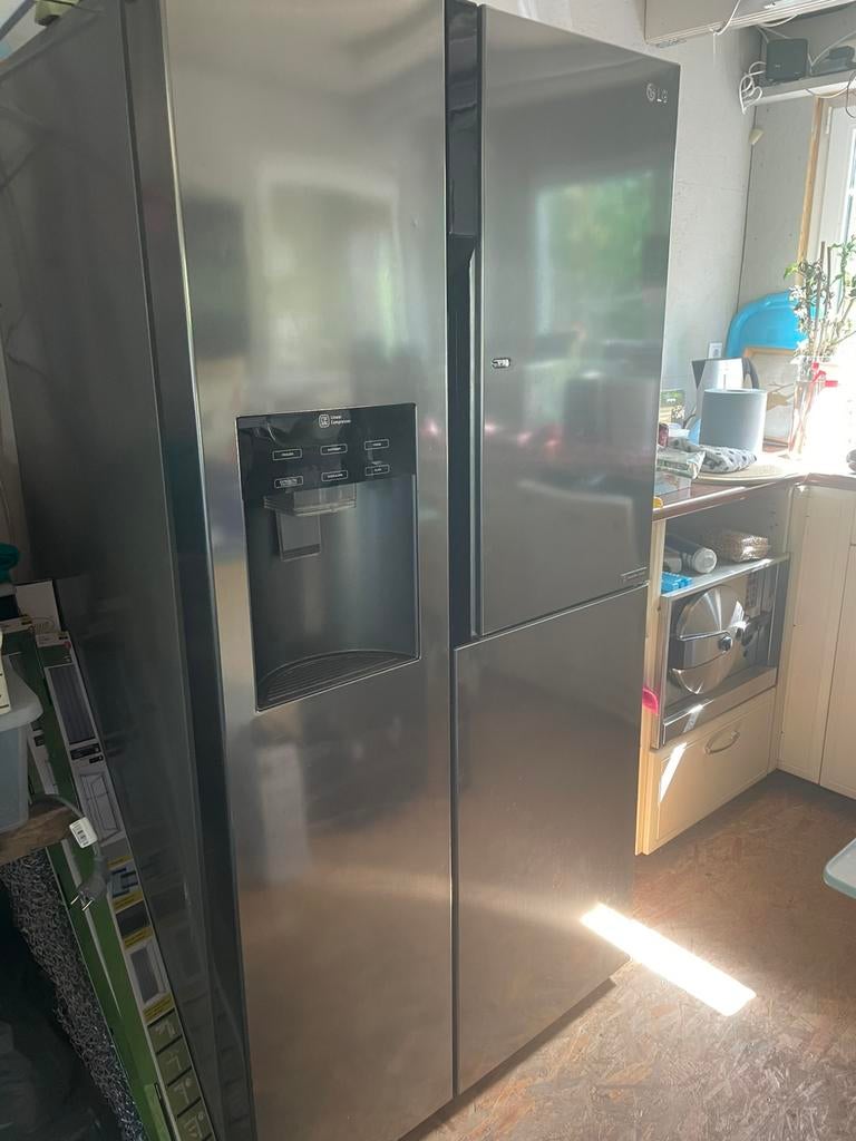 LG Amerikaanse koelvriescombinatie, Ophalen, Gebruikt, 200 liter of meer, 60 cm of meer