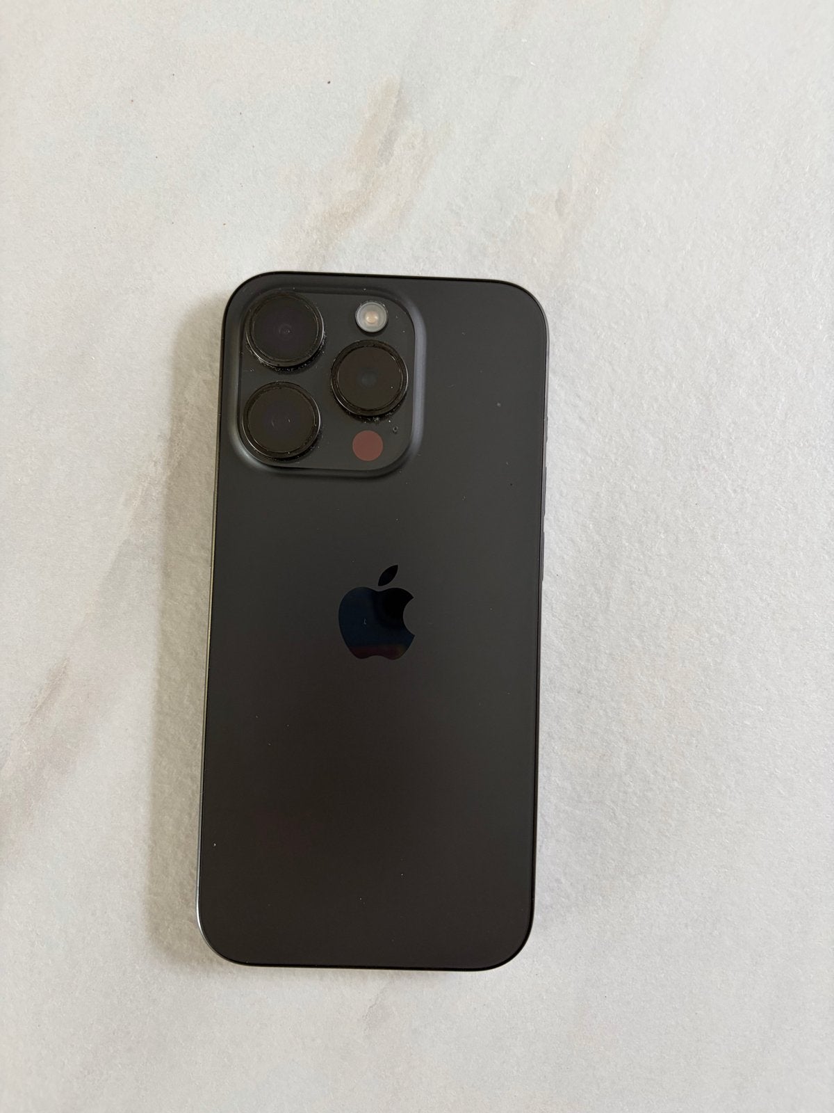 iPhone 15 Pro Zwart - Zo goed als nieuw, Ophalen, 128 GB, 89 %, Zwart