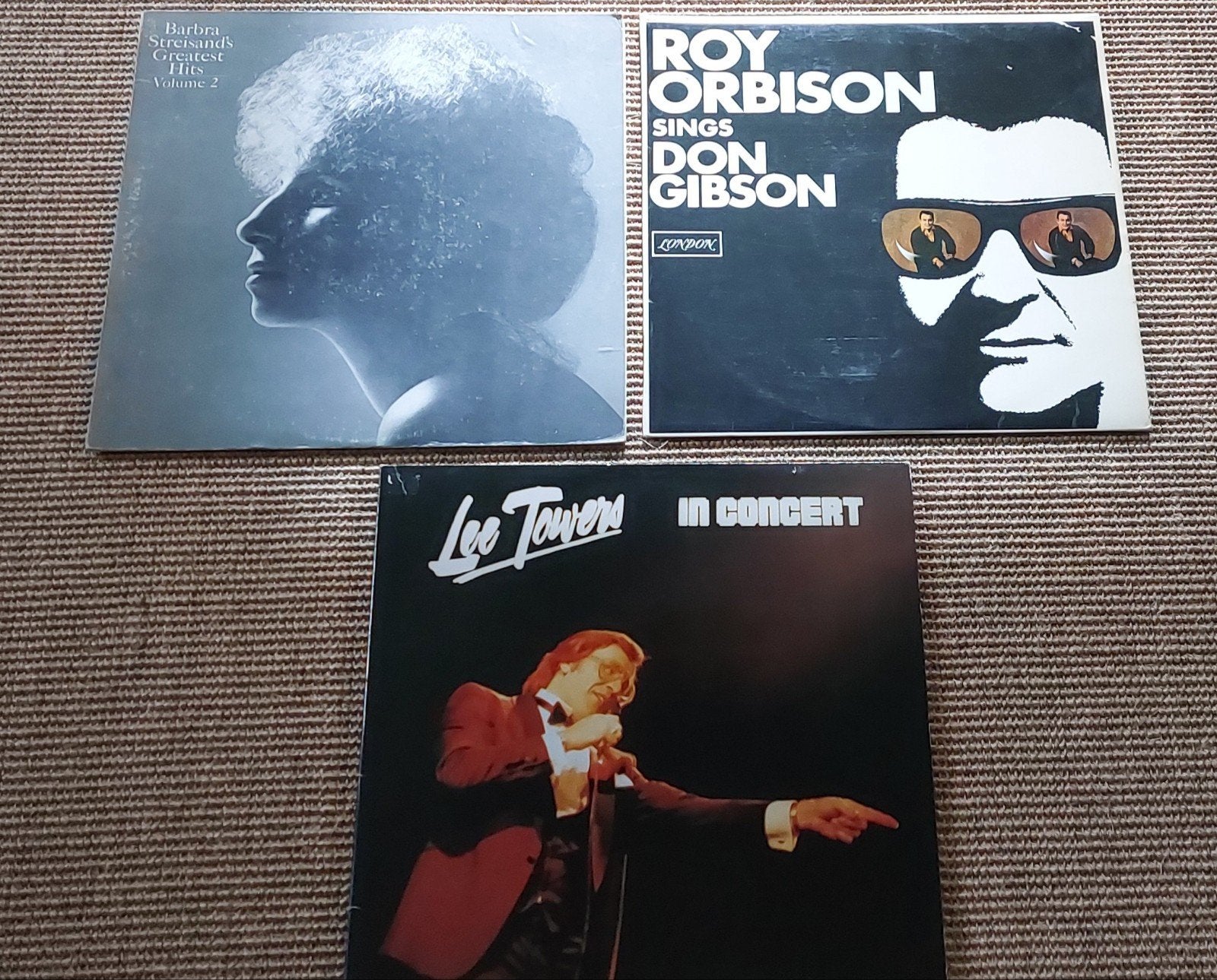 Vinyl/ LP Barbra Streisand, Roy Orbison, Lee Towers, LP, Gebruikt, Pop, Ophalen of Verzenden