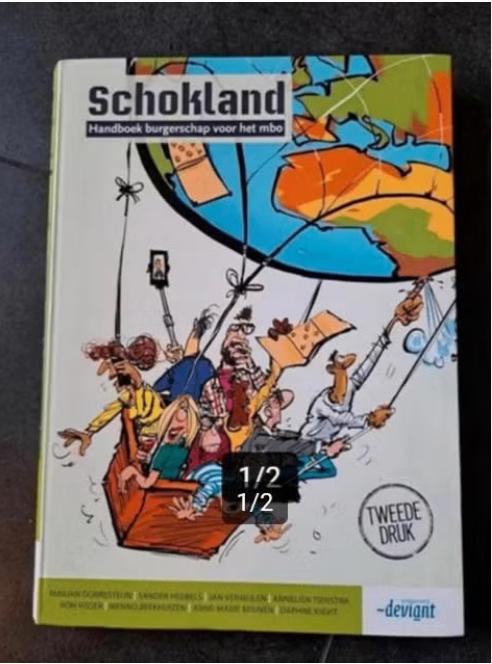 Schokland - Handboek burgerschap voor het mbo, Ophalen of Verzenden, Alpha, Zo goed als nieuw, MBO