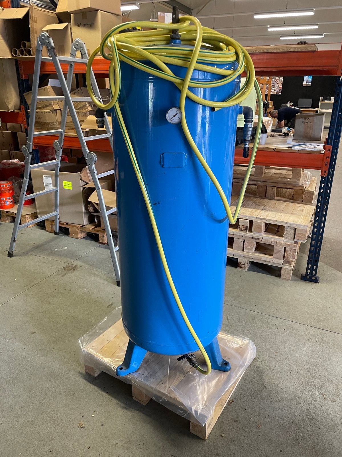 Expansievat 250 liter, Ophalen