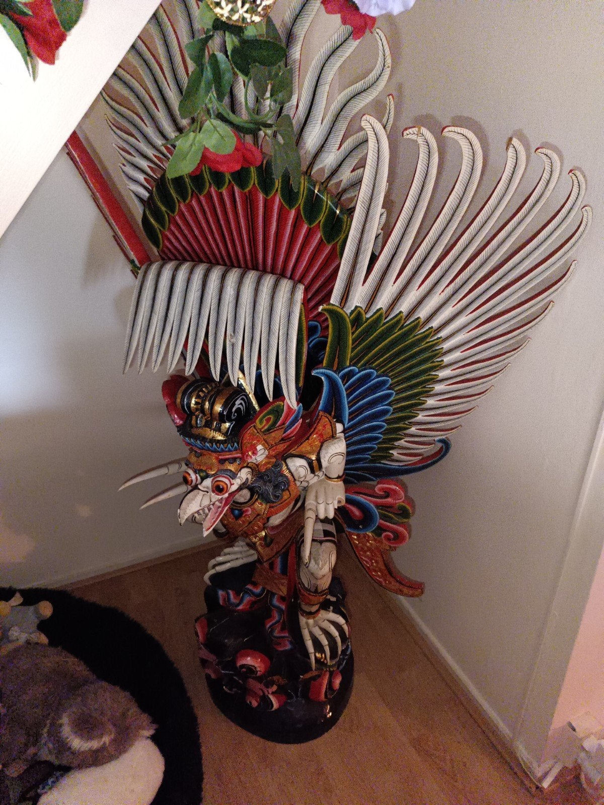 Mooi handgemaakt Indonesisch beeld - Garuda, Ophalen, Overige onderwerpen, 50 - 100 cm, Hout