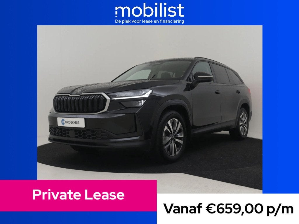 Skoda Kodiaq 1.5 TSI MHEV Business Edition 150pk DSG/AUTO, 150 pk, 7 stoelen, Zwart, Bedrijf