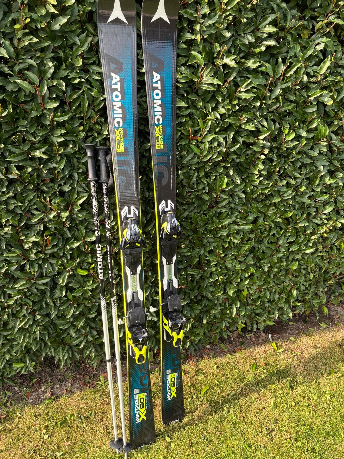 ALLROUND  ATOMIC VINTAGE X80 CTI. SKIESET, Sport en Fitness, Ophalen, 160 tot 180 cm, Stokken, Zo goed als nieuw