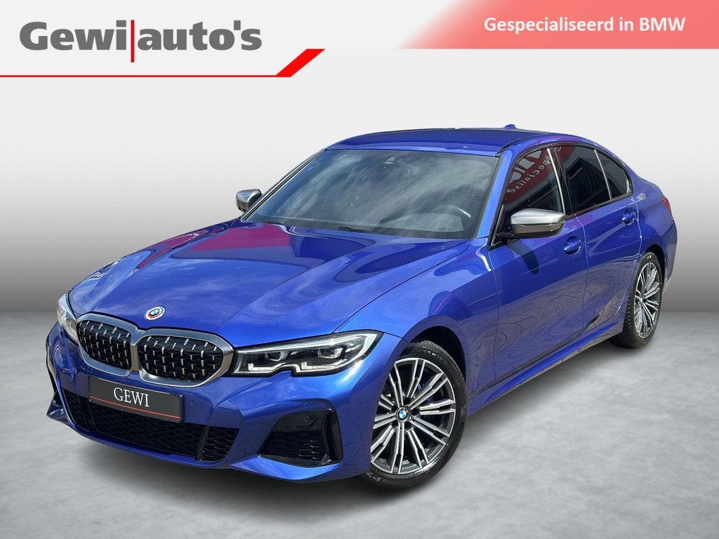 BMW 3-serie M340i xDrive M-Sport, Automaat, Gebruikt, Euro 6, Blauw