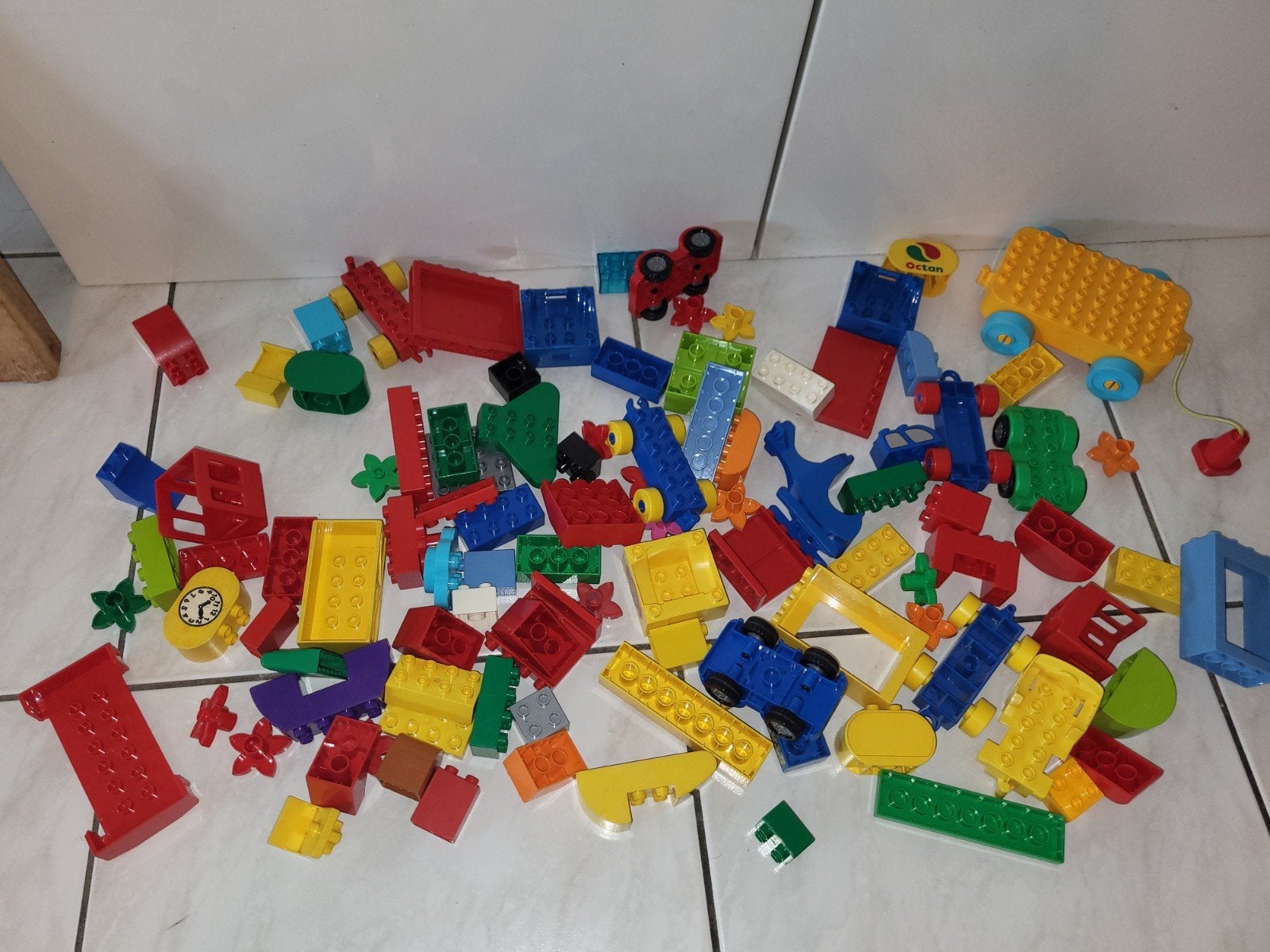 Duplo set met 100 onderdelen, Gebruikt, Ophalen of Verzenden, Duplo, Duplo