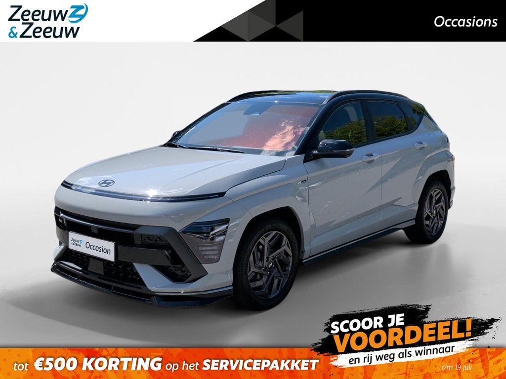Hyundai Kona 1.6 GDI HEV N Line | Sport pakket! | Vol opties, Auto's, Hyundai, 12 maanden, 137 pk, Gebruikt, Euro 6
