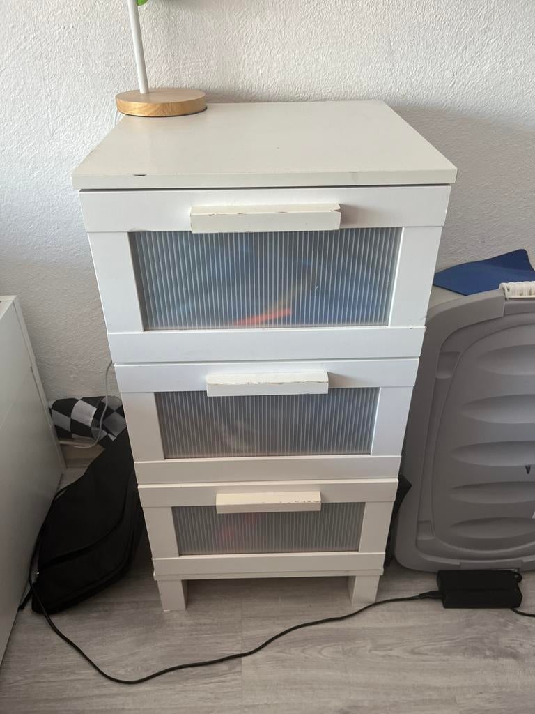 Brimnes ladenkast, Huis en Inrichting, Kasten | Ladekasten, Ophalen, 50 tot 100 cm, Zo goed als nieuw, 3 of 4 laden