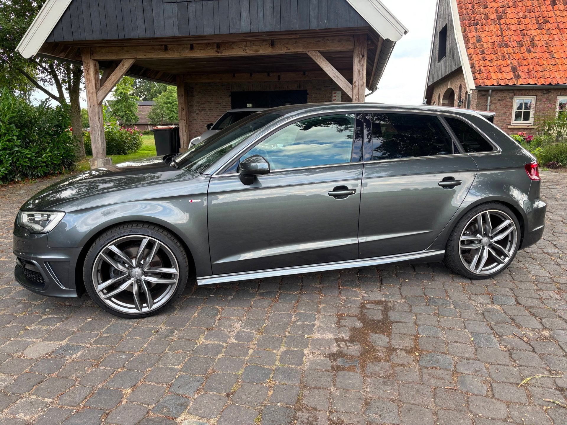 Audi A3 Sportback 1.8 TFSI quattro Ambition Pro Line S, Auto's, Audi, 15 km/l, Gebruikt, 4 cilinders, Leder en Stof