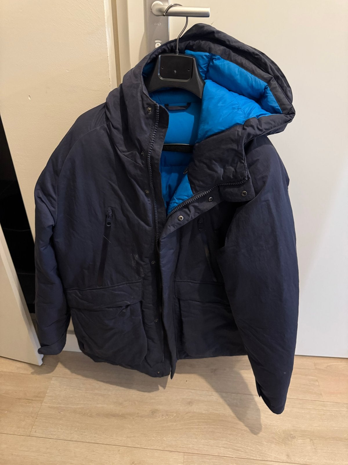 Zara Heren Winterjas - Maat M, Ophalen of Verzenden, Zo goed als nieuw, Maat 48/50 (M), Blauw