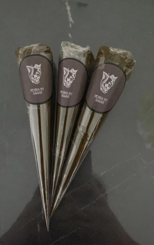 Henna Cones - Henna by Sarah (3 stuks voor €9,00), Ophalen of Verzenden, Zo goed als nieuw, Overige typen