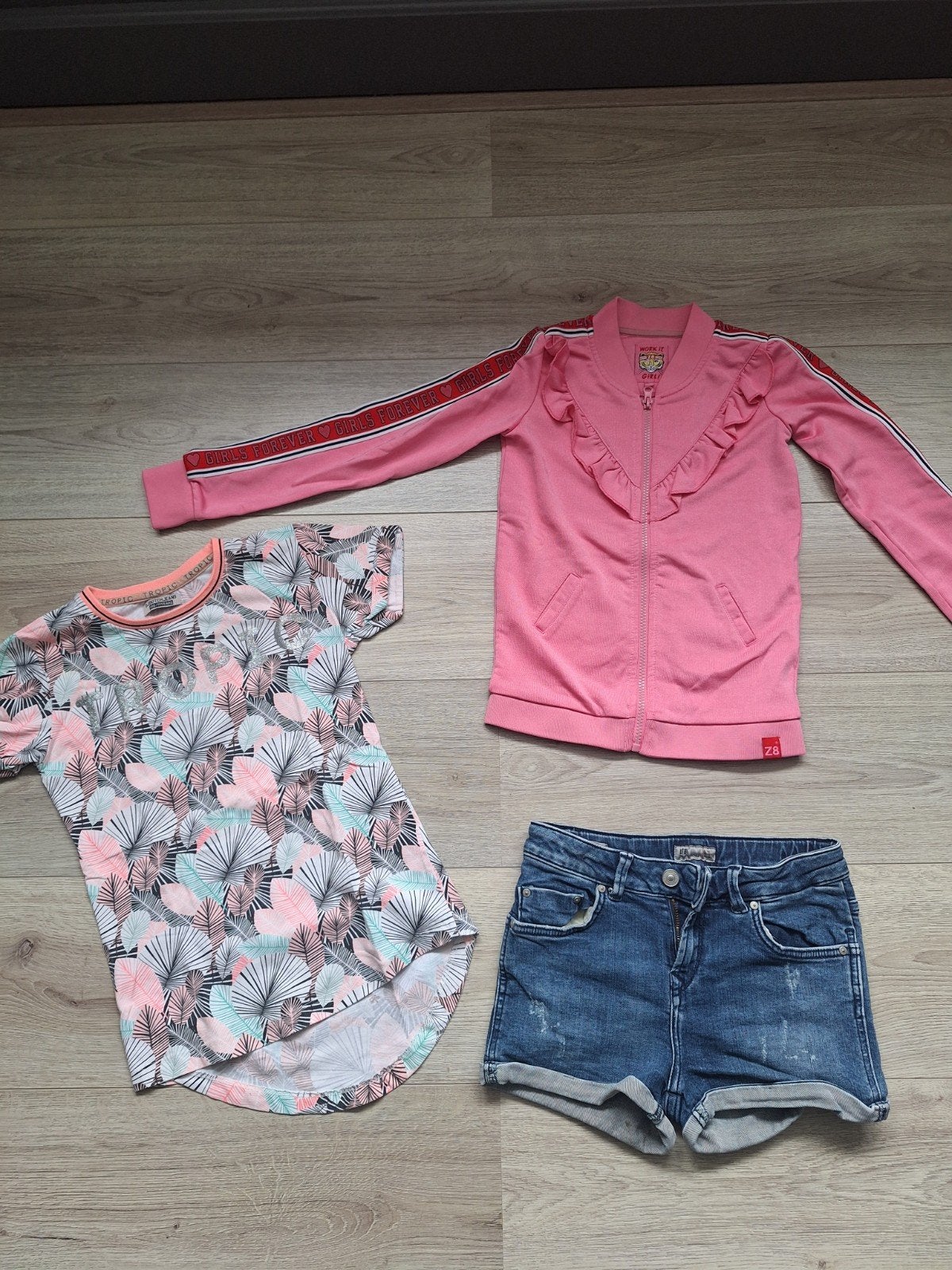 zomerkleding set maat 146, Ophalen of Verzenden, Gebruikt, Meisje, Setje