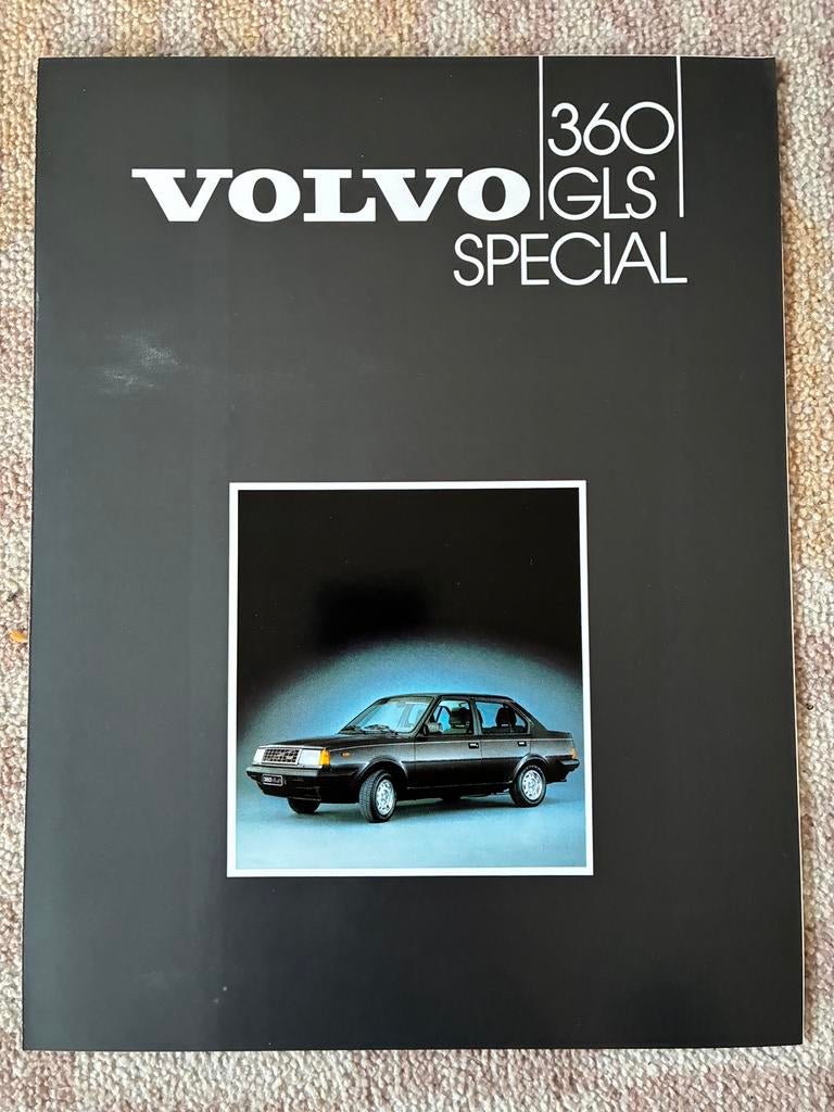 Volvo 360 GLS Special brochure, Ophalen of Verzenden, Zo goed als nieuw, Volvo