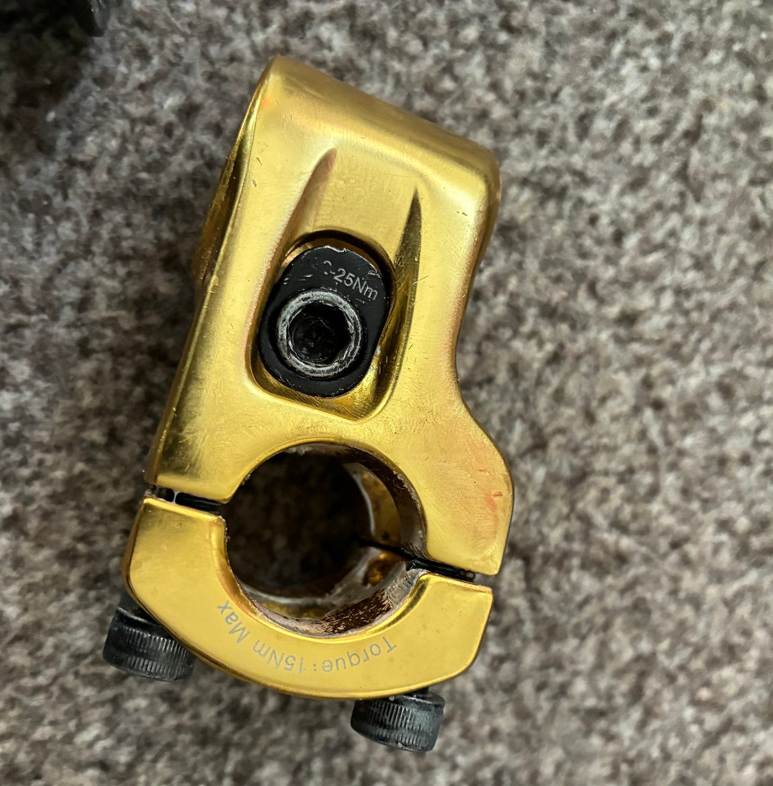 Box BMX stuurnok 40mm goud 1inch, Stuur, Ophalen of Verzenden, Aluminium, Box