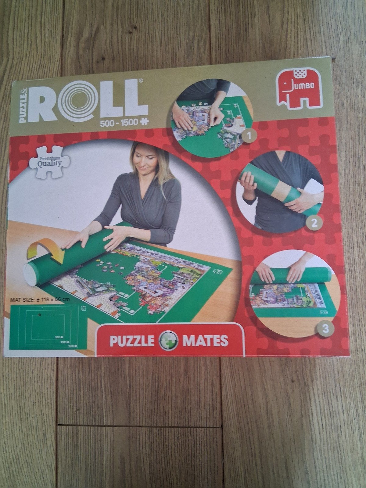 Jumbo Puzzle & Roll Mat voor 500-1500 stukjes, Hobby en Vrije tijd, Ophalen of Verzenden, 500 t/m 1500 stukjes, Zo goed als nieuw