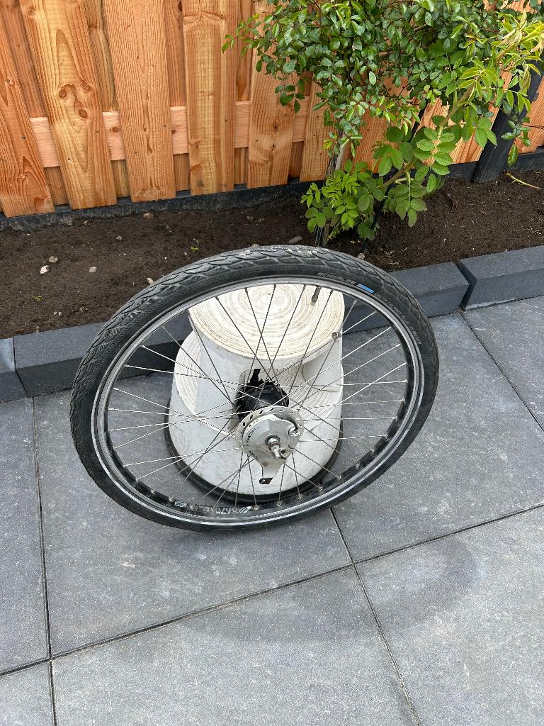 Bakfiets Achterwiel 26 inch 7 NEXUS versnellingen rollerbrak, Fietsen en Brommers, Fietsonderdelen, Wiel, Gebruikt, Shimano Nexus