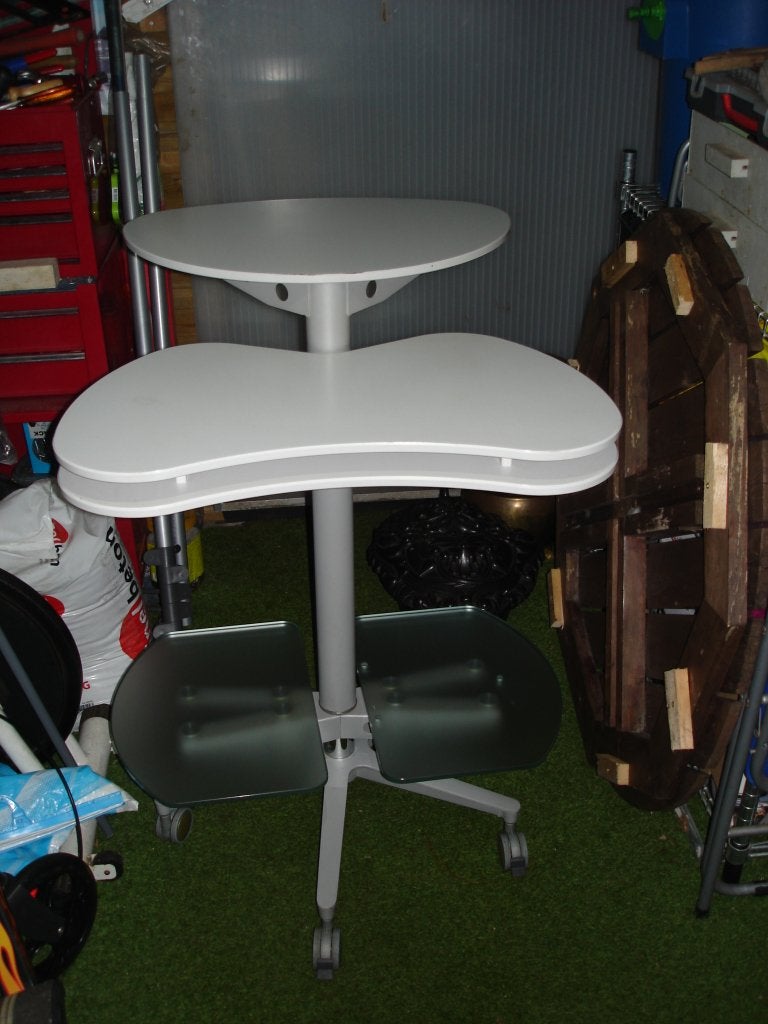 Manicure tafel Mobiele  werkplek hoogte verstelbaar, Ophalen, Wit, Zo goed als nieuw, Handen en Nagels