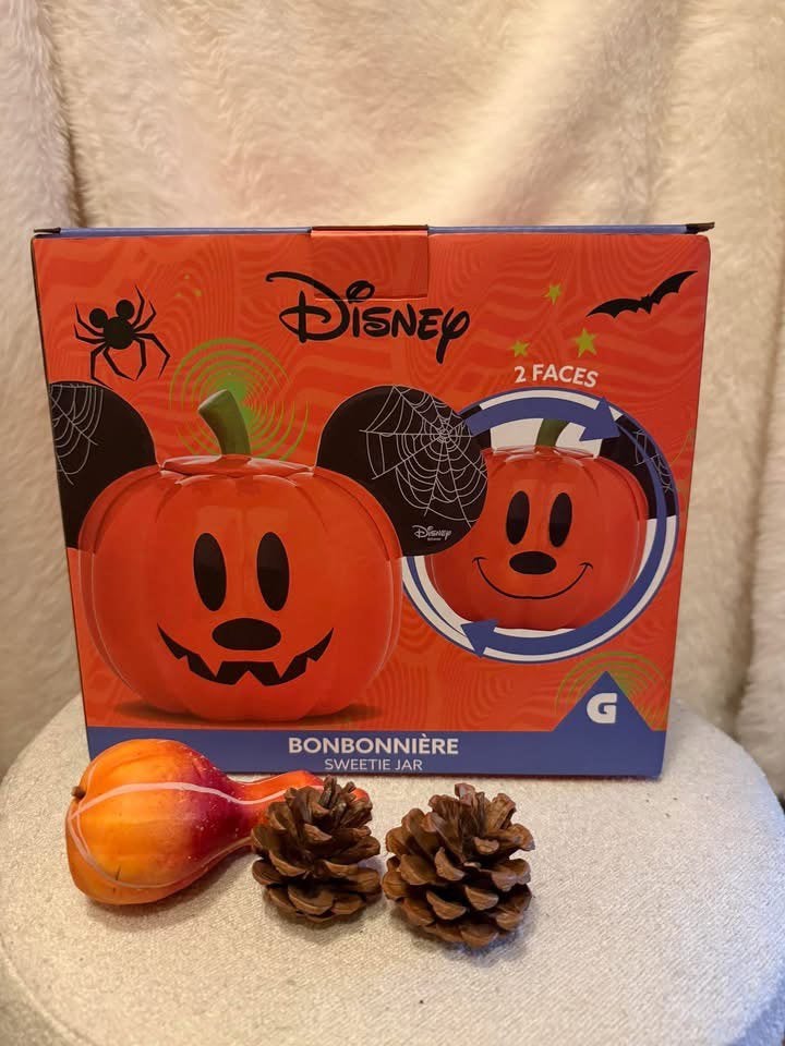 Disney Halloon Mickey Mouse cookie jar, Verzamelen, Ophalen of Verzenden, Mickey Mouse, Zo goed als nieuw, Beeldje of Figuurtje
