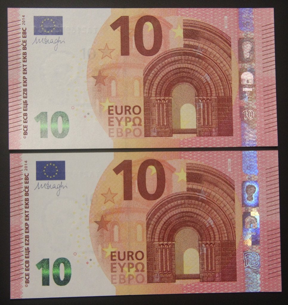 2x 10 euro opv. TA2169707584(93) ongelopen, Postzegels en Munten, Ophalen of Verzenden, Overige landen, 10 euro, Setje