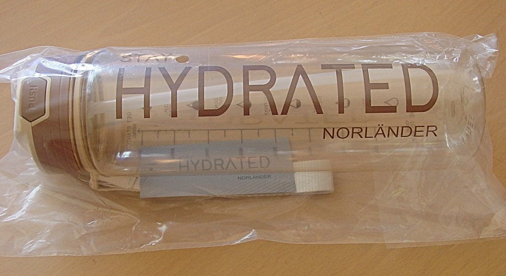 STAY HYDRATED NÖRLANDER waterfles bidon, 1000 ml., BPA free, Ophalen of Verzenden, Nieuw