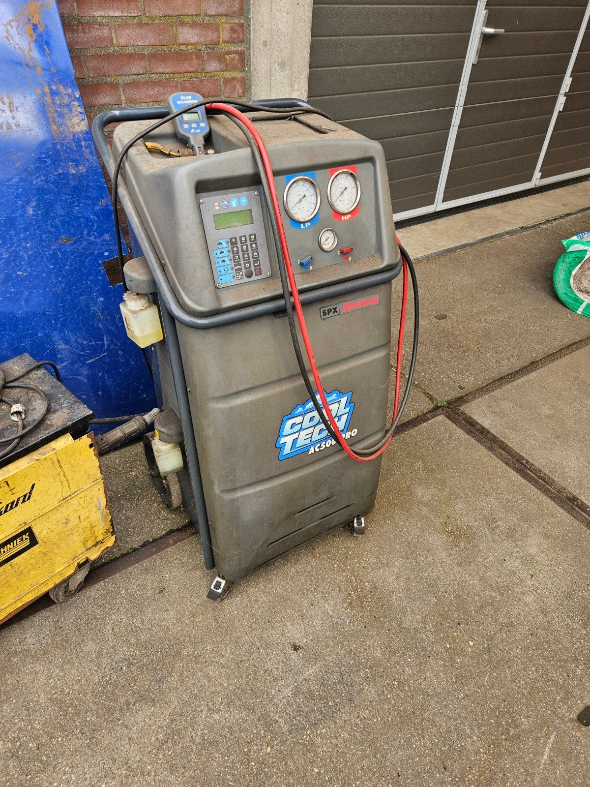 Robinair r134a airco service apparaat, Ophalen, Gebruikt