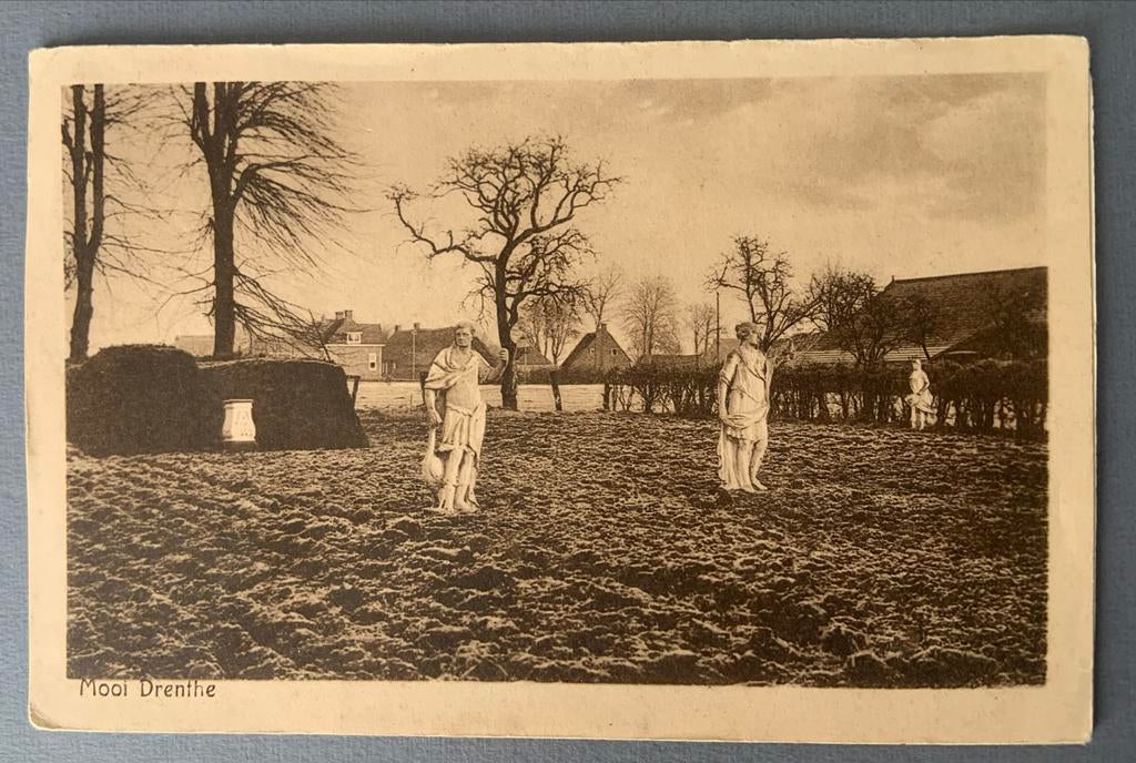 :De Beelden te Gasselte, Mooi Drenthe, Ophalen of Verzenden, Voor 1920, Ongelopen, Drenthe