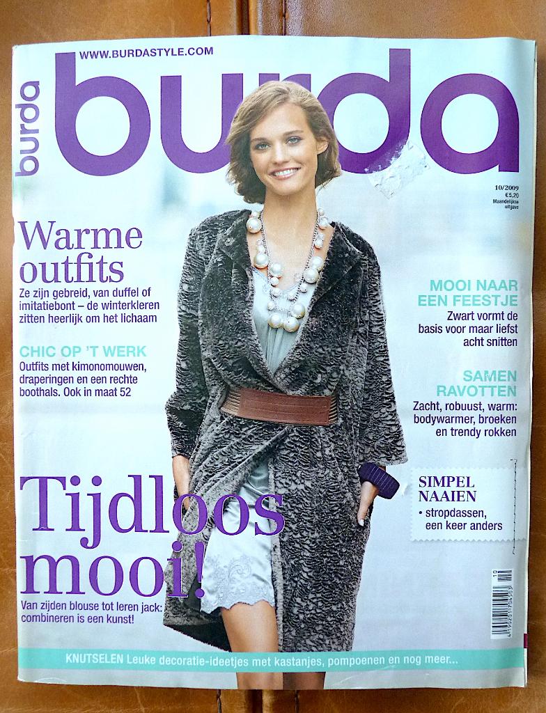 2 x BURDA: burda okt 2009 EN burda herfst winter 1999, Hobby en Vrije tijd, Kledingpatronen, Overige typen, Verzenden, Vrouw, Burda