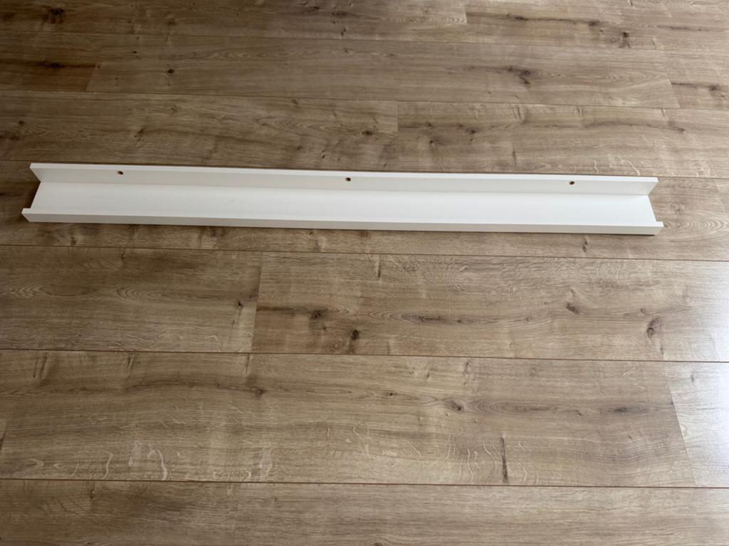 Nieuw IKEA RIBBA fotolijstplank wandplank Wit 115 cm, Ophalen, Zo goed als nieuw
