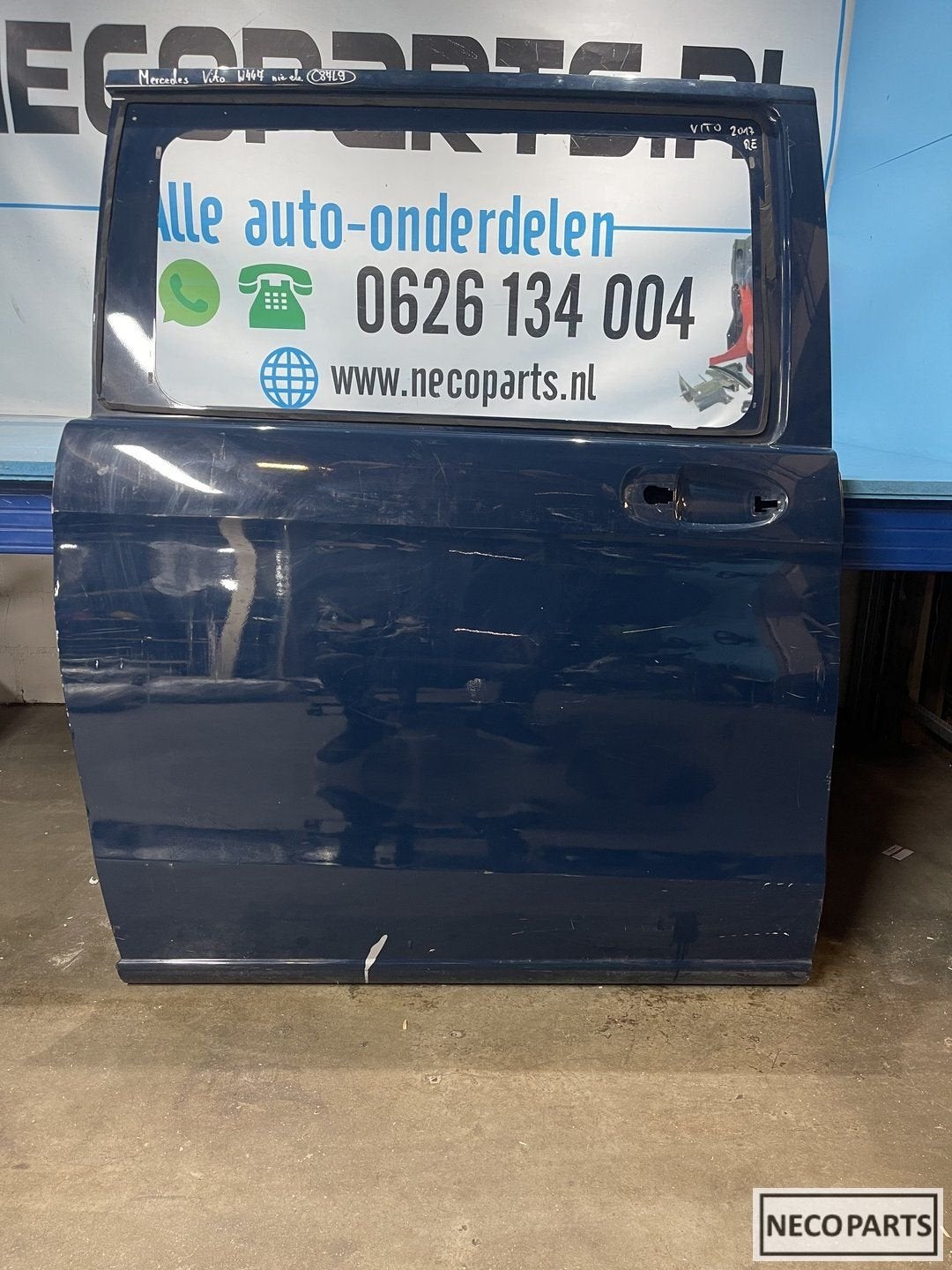 MERCEDES VITO W447 SCHUIFDEUR DEUR PORTIER ALLES LEVERBAAR, Gebruikt, Ophalen of Verzenden, Achter, -