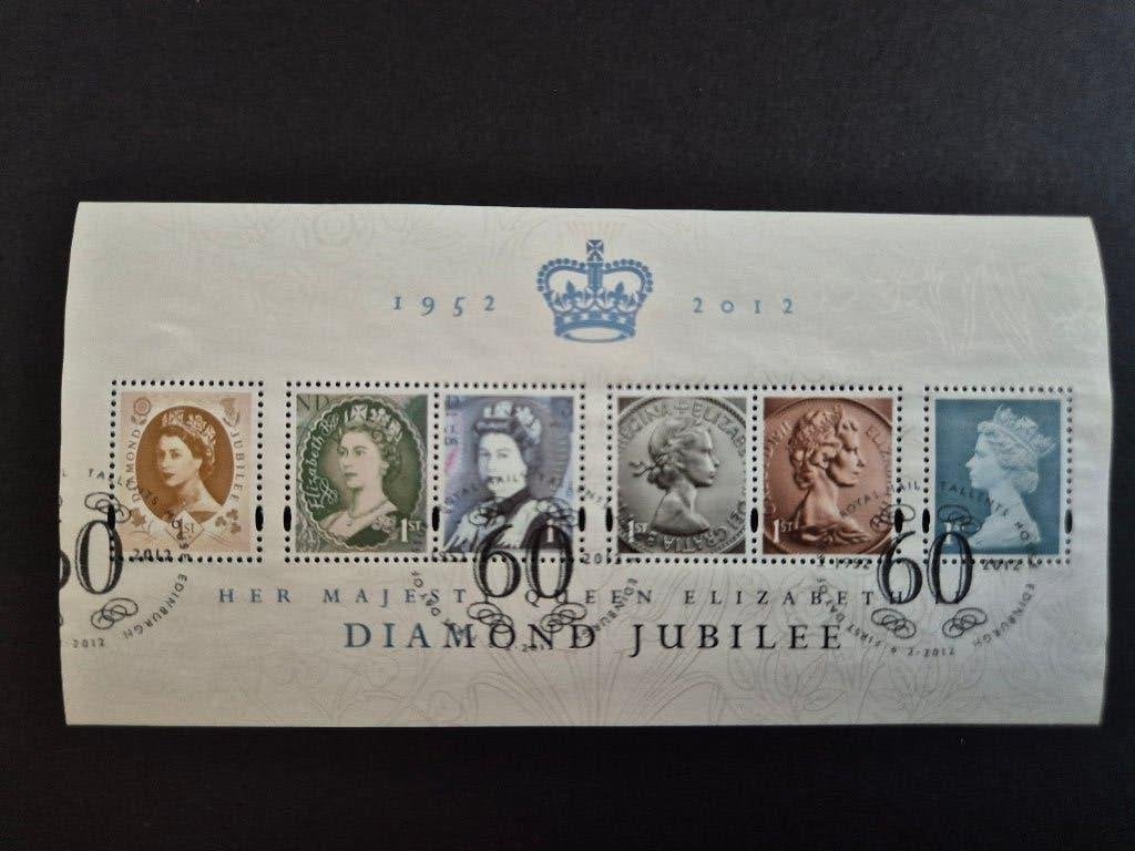 Engeland 2012 Diamant  compleet gestempeld, Verzenden, Buitenland