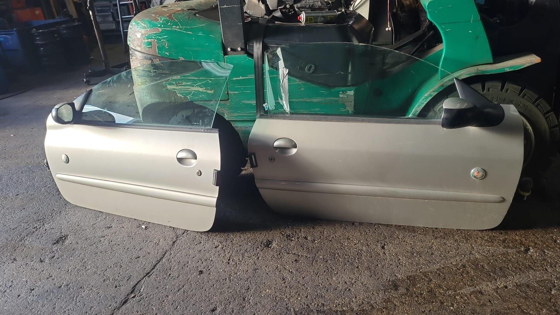 PEUGEOT 206 CABRIOLET PORTIEREN BJ 98 TOT 2007, Auto-onderdelen, Carrosserie en Plaatwerk, Gebruikt, -, Deur, -
