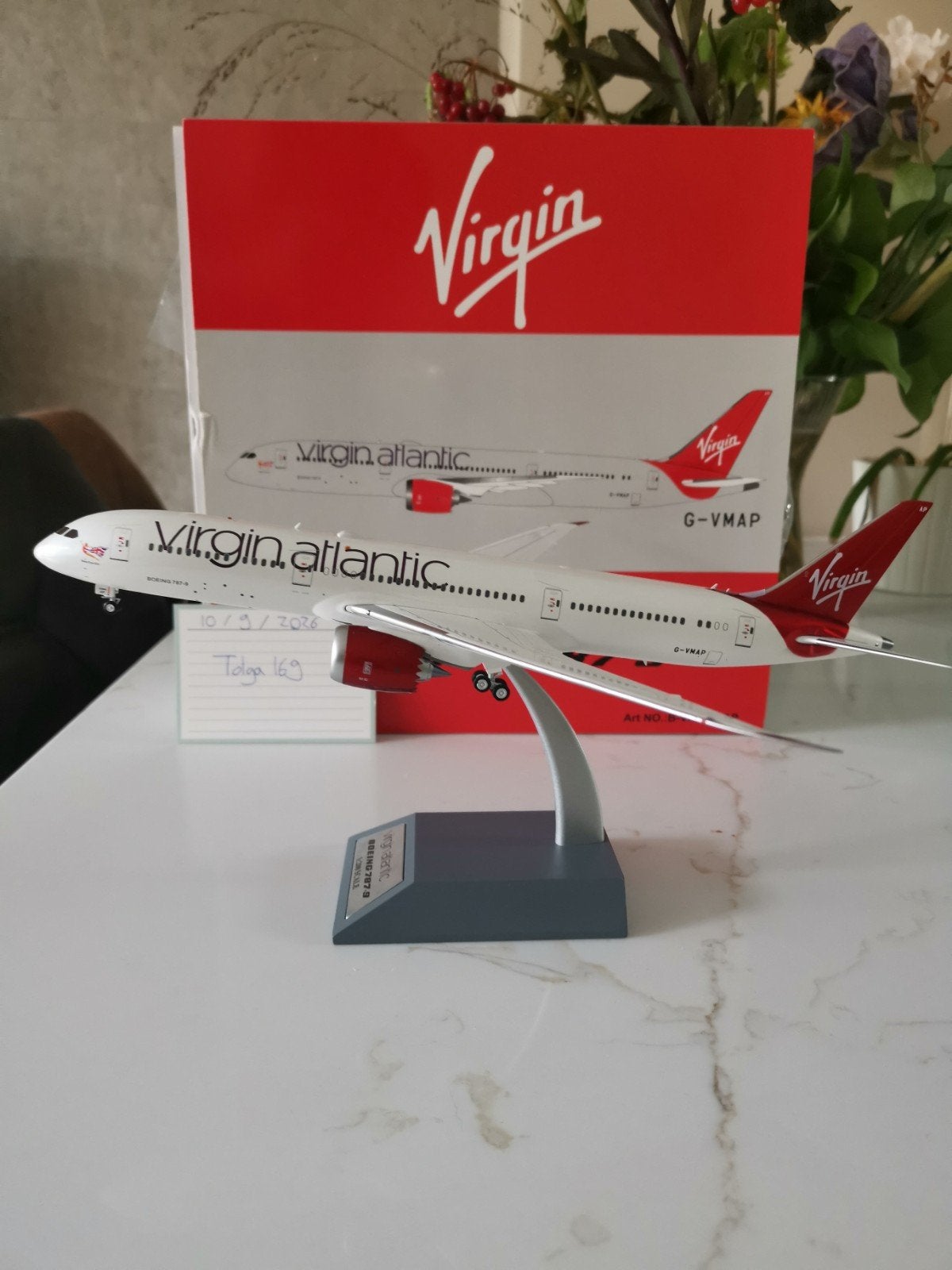 Virgin Atlantic B787-9 B Models 1:200 B-VR-789-AP Reg G-VMAP, Ophalen of Verzenden, Nieuw, Overige merken