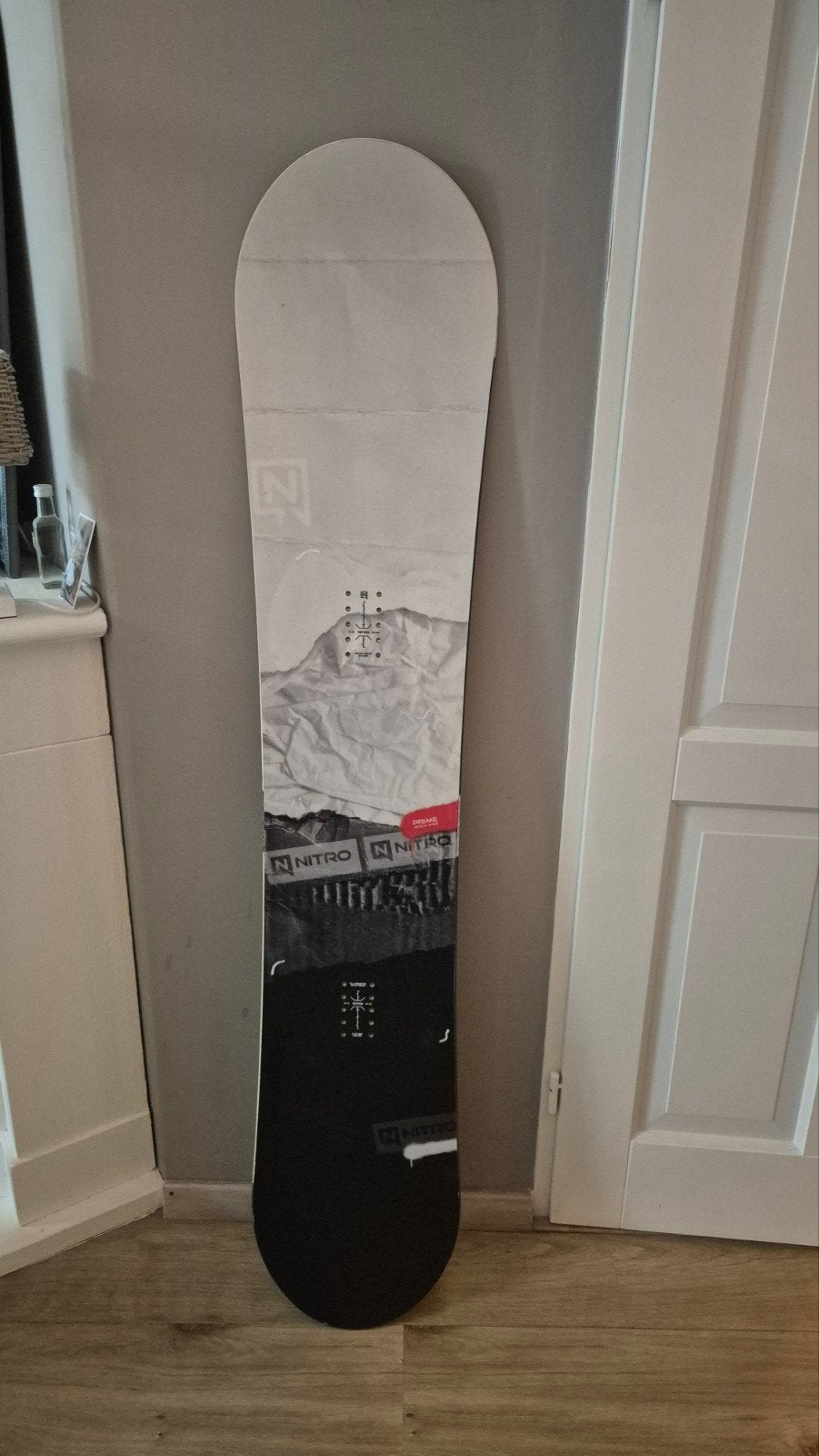 Nitro Prime Raw Snowboard - 163W, Sport en Fitness, Ophalen, Gebruikt, Board