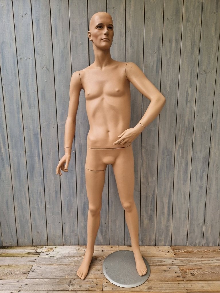 oude etalagepop man museum pop paspop, Ophalen of Verzenden, Overige soorten, Overige gebieden, Overige typen