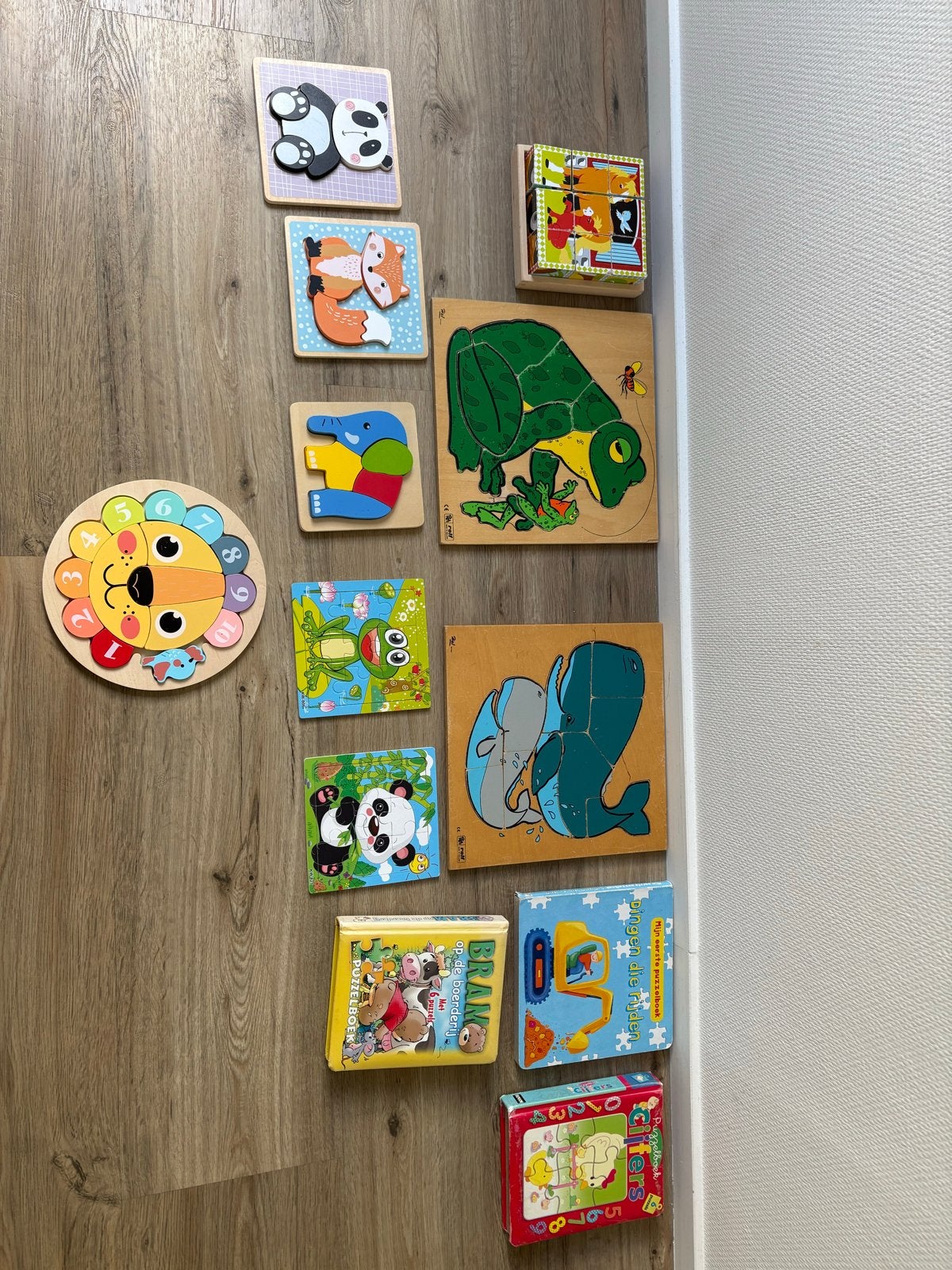Diverse houten kinderpuzzels - Zo goed als nieuw, Ophalen, 2 tot 4 jaar, Zo goed als nieuw, Van hout