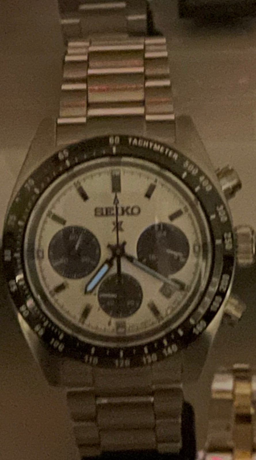 Herenhorloge Prospex Solar Chronograph - SSC961P1, Ophalen of Verzenden, Zo goed als nieuw, Staal, Seiko