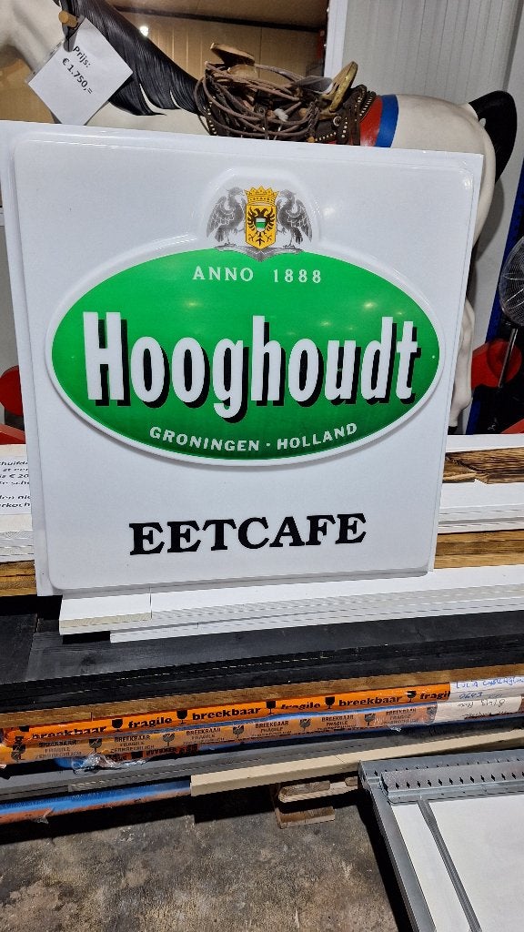 hooghoudt reclamebord lichtreclame, Ophalen, Reclamebord, Gebruikt, Industriepark 2a 9351PA Leek