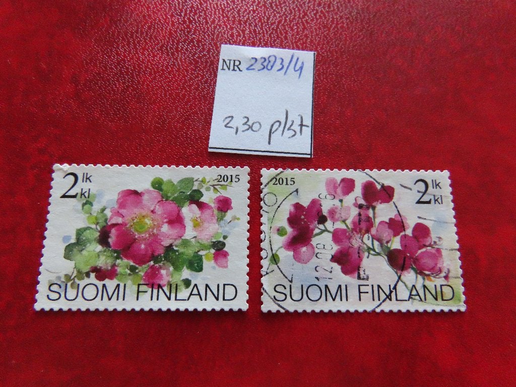 Finland 2383/4, Ophalen of Verzenden, Finland, Gestempeld