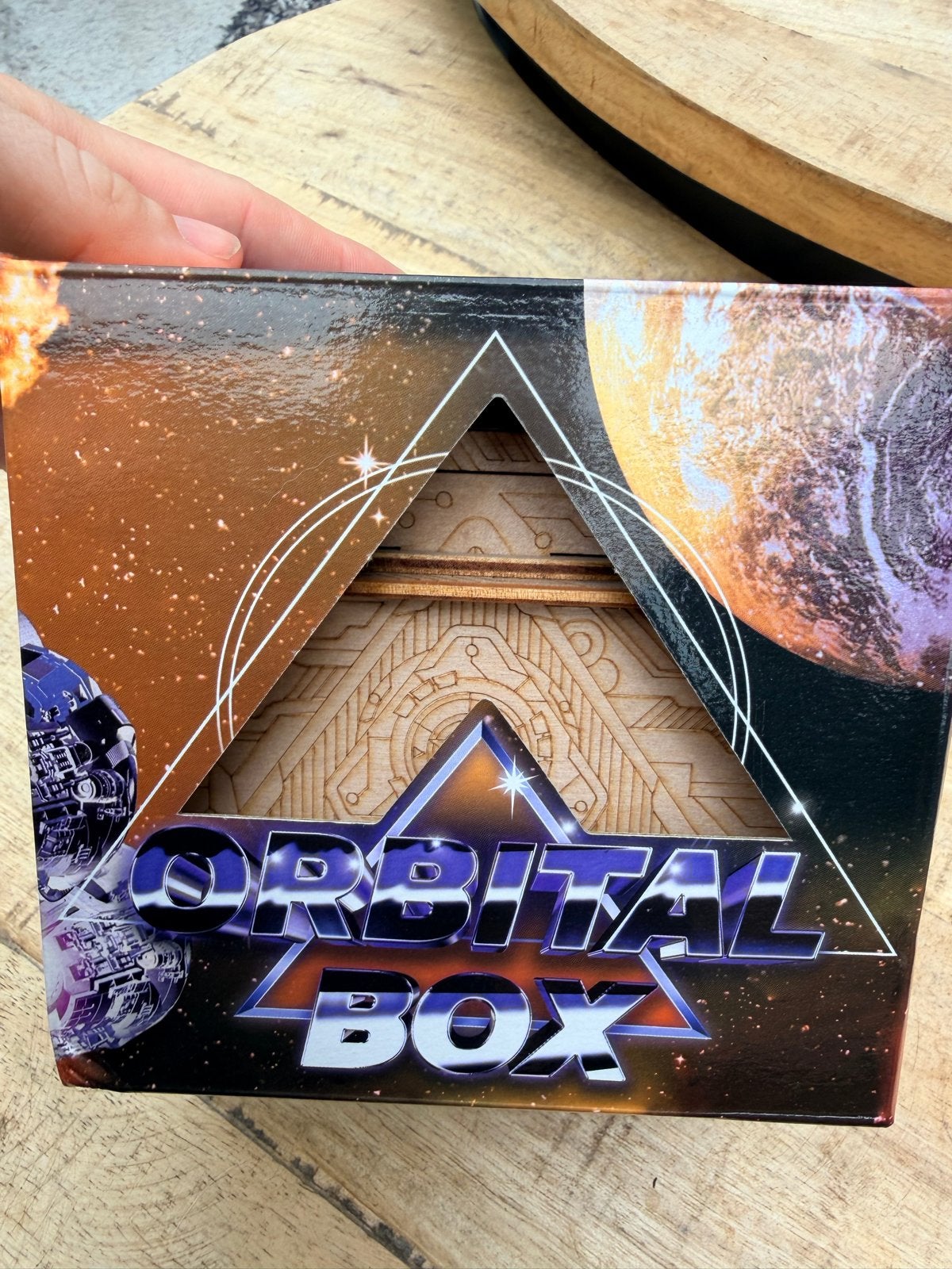 EscapeWelt Orbital Box - Houten Denkspel, Een of twee spelers, Ophalen, Zo goed als nieuw